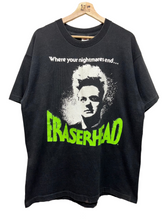 Load image into Gallery viewer, Vintage Eraserhead Horror Movie David Lynch Promo Black 90s T-Shirt: XL
