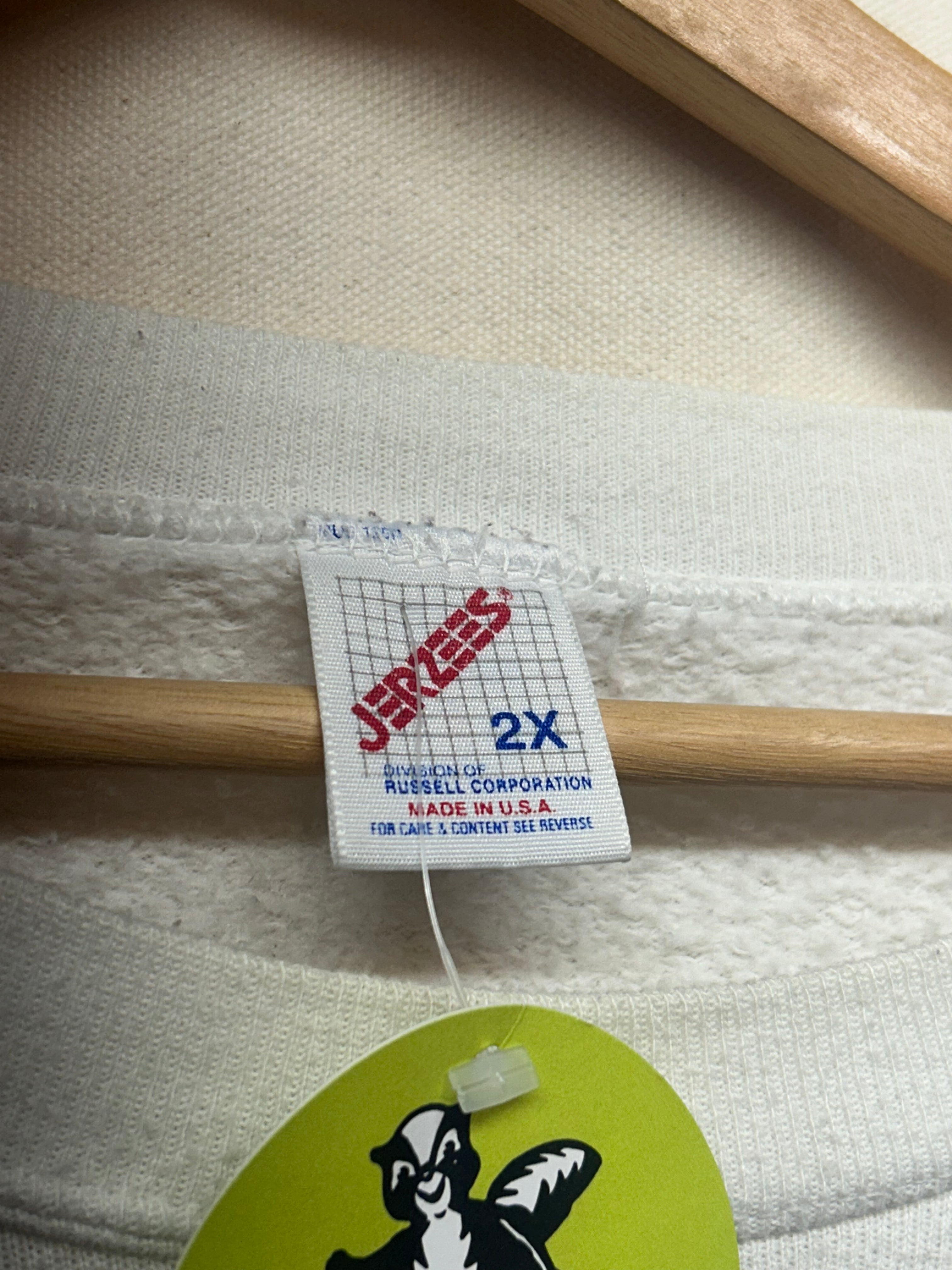 Vintage Kentucky Wildcats UK Jerzees White Crewneck: XXL