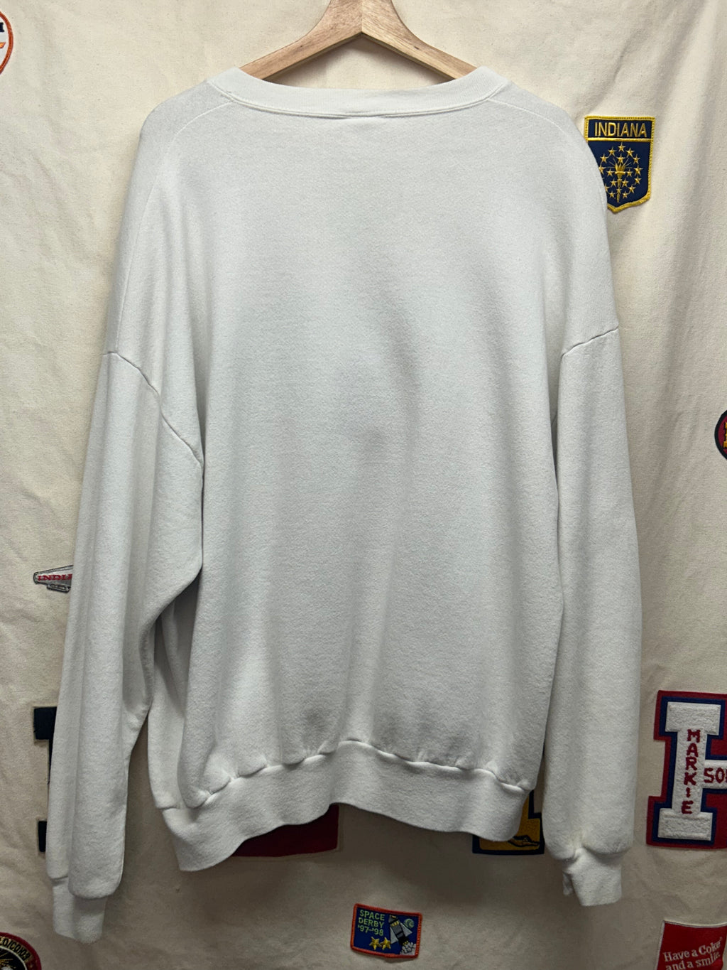 Vintage Kentucky Wildcats UK Jerzees White Crewneck: XXL