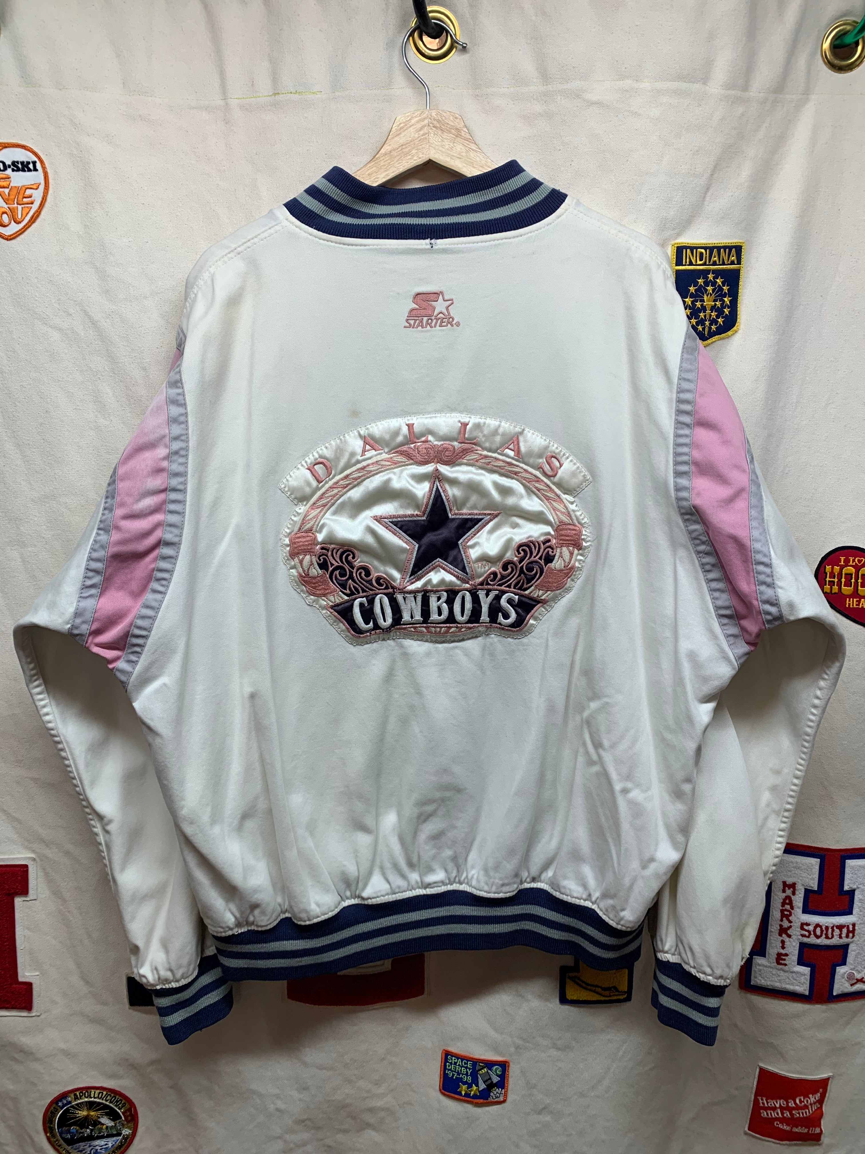 Vintage Starter NFL Dallas Cowboys Football 90's Snap Jacket XL