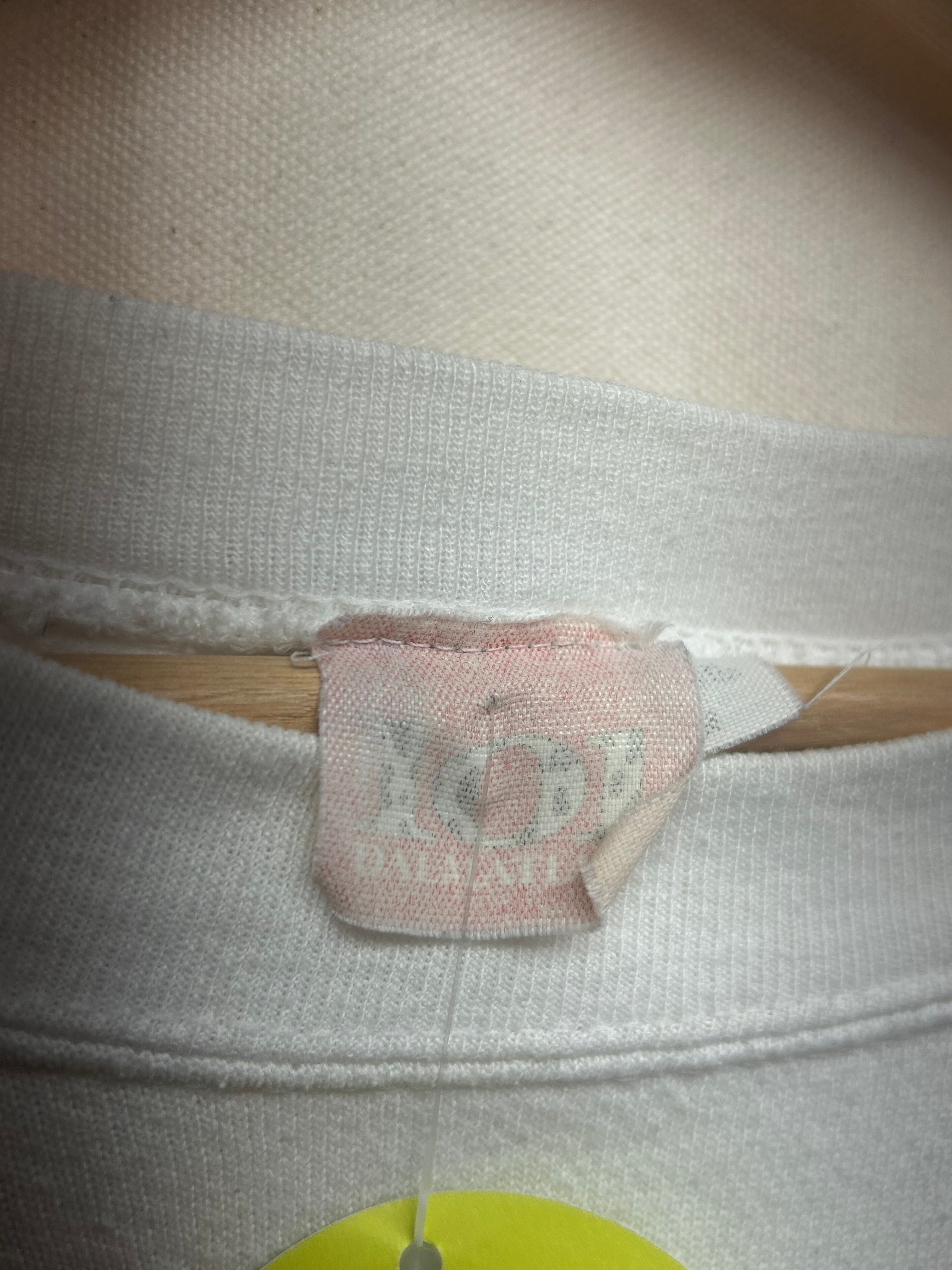 Vintage 101 Dalmatians White 3/4 Sleeve Crewneck: XL