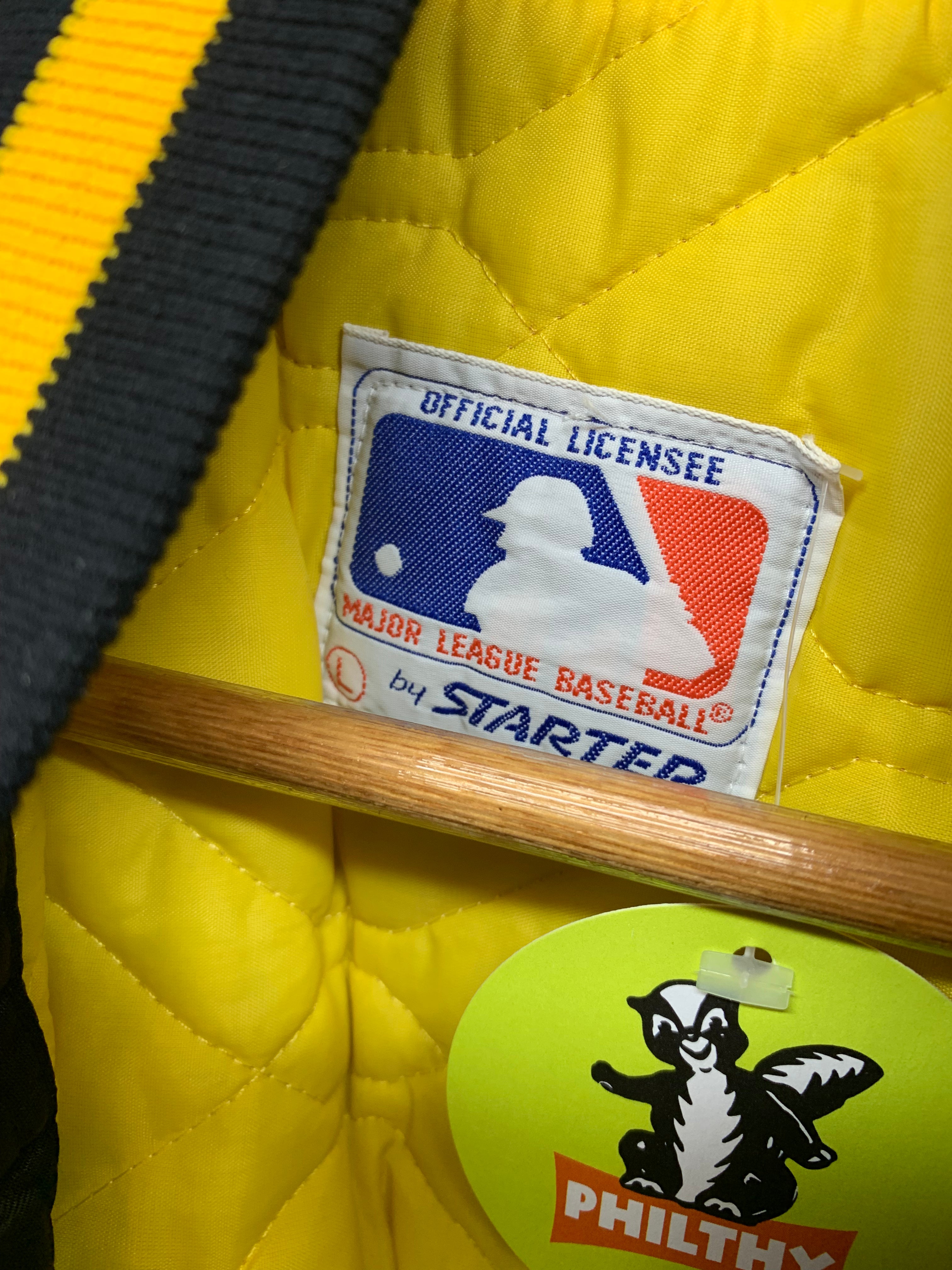 Vintage Starter MLB Pittsburgh Pirates Satin Baseball Jacket Large