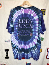 Load image into Gallery viewer, Vintage Jerry Garcia Grateful Dead Purple Tie-Dye 1996 Memorial T-Shirt: XL
