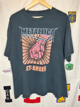 Load image into Gallery viewer, Vintage Metallica St Anger Fist 2004 Black Concert T-Shirt: XL
