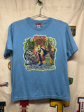 Vintage Yu-Gi-Oh! Y2K "It's Time to Duel" Blue T-Shirt: Youth XL/Small