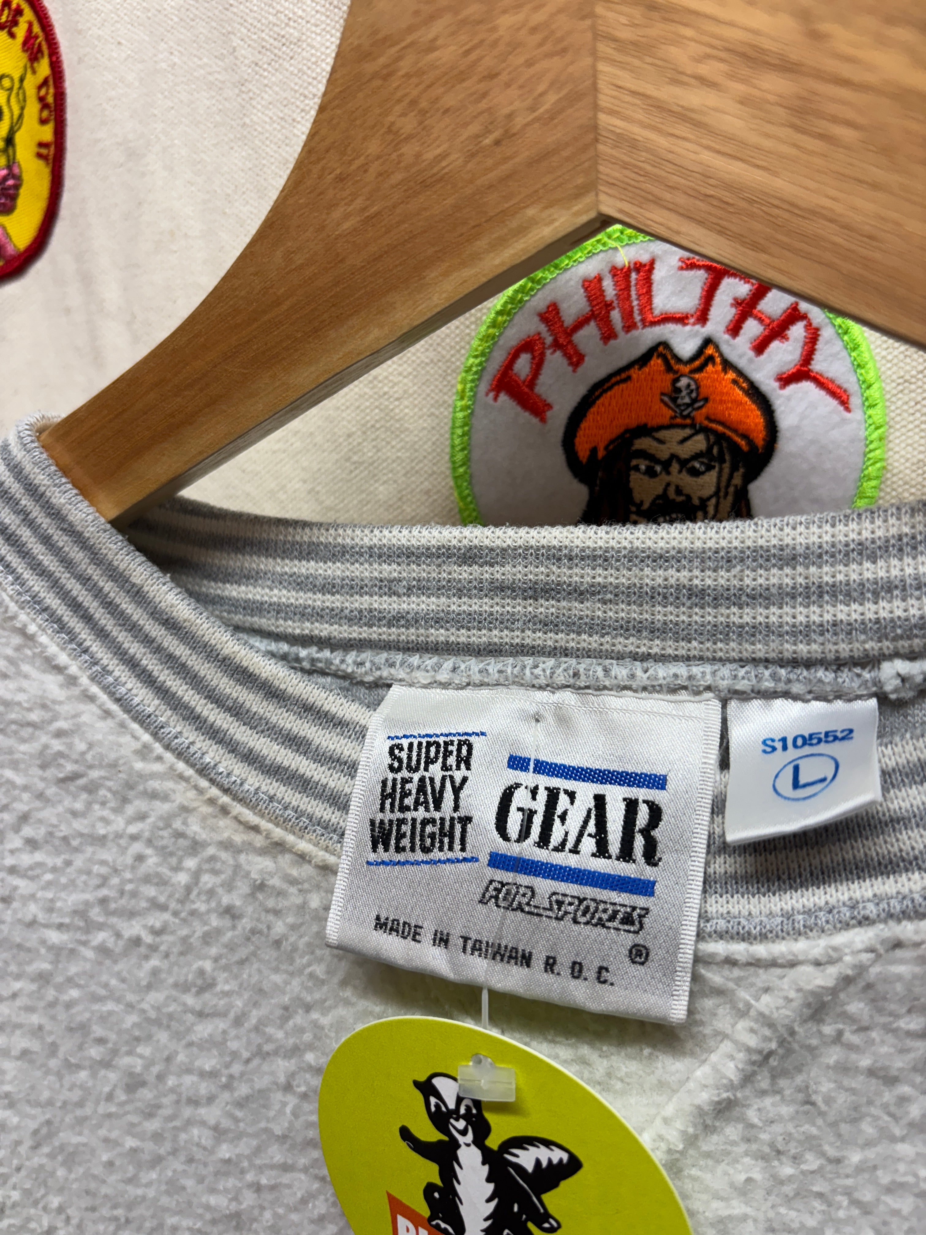 Vtg West Point Marine Academy Reverse Fleece Crewneck: L