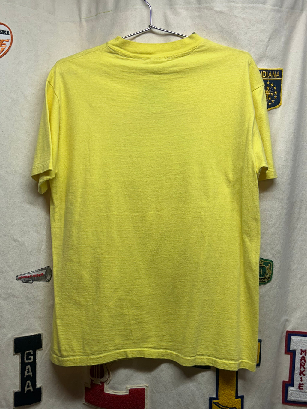 Vintage 80s Apple Mouse II Yellow T-Shirt: L