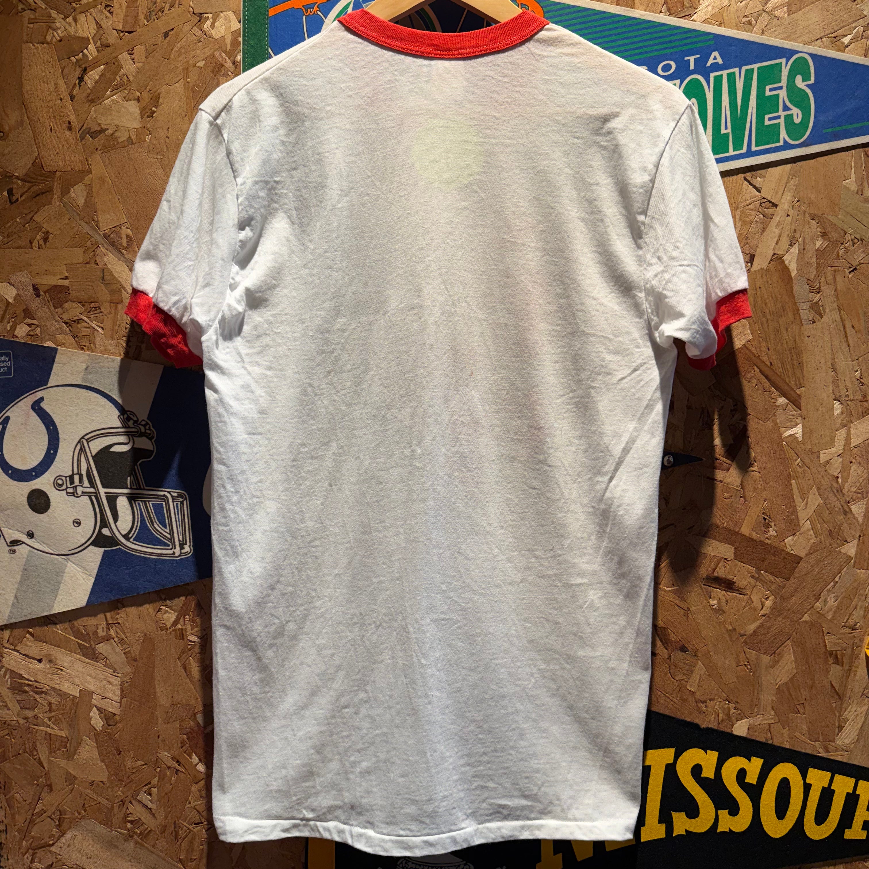 Vintage 1983 MLB Johnny Bench Cincinnati Reds Baseball T-Shirt: M