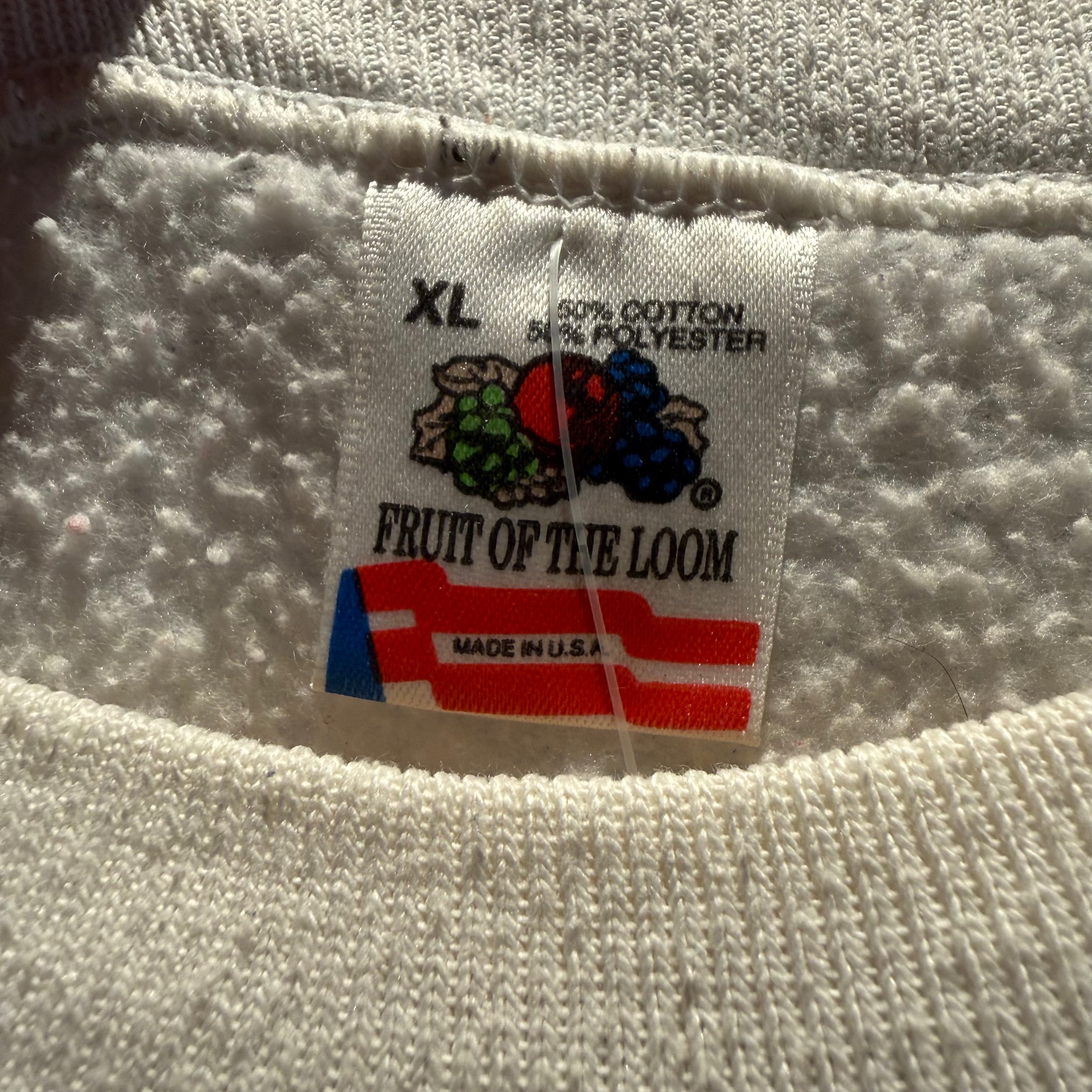 Vintage Disney Beauty and The Beast Crewneck Sweatshirt: XL