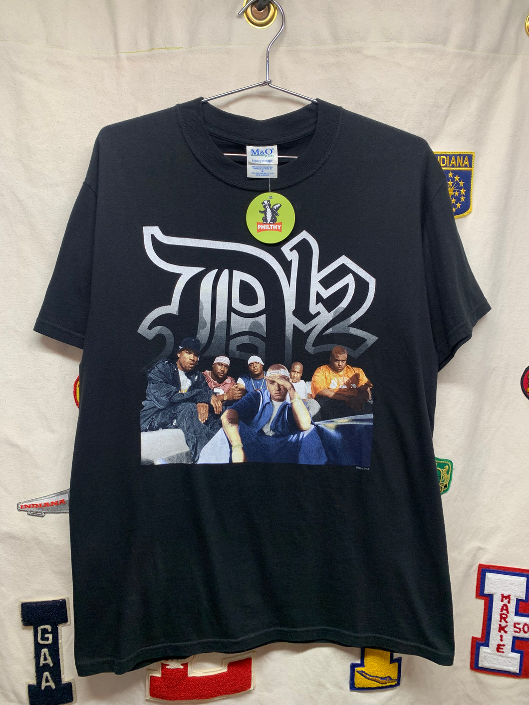 Vintage 2002 Eminem D12 Rap Music Group Band Shirt Medium