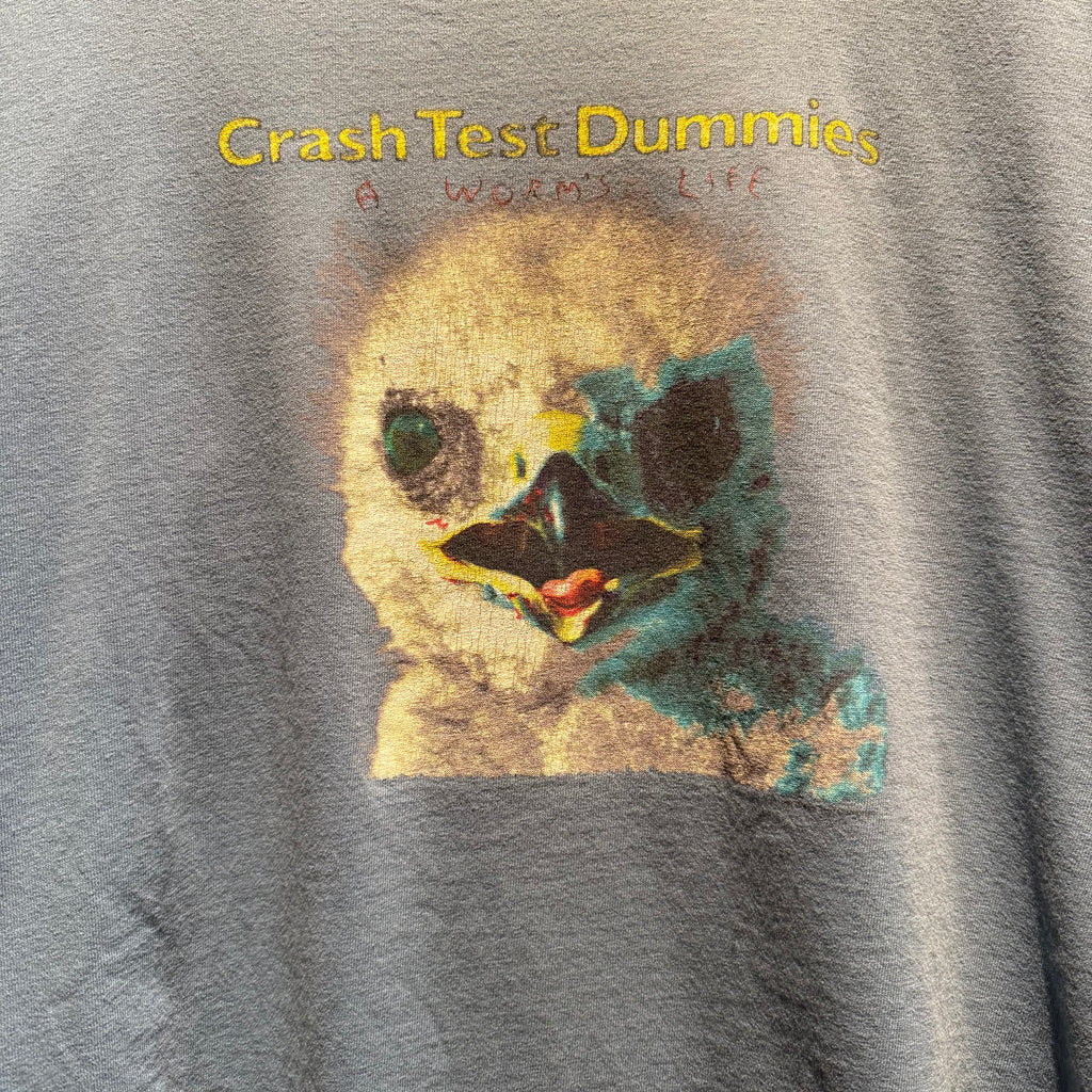 Vintage 1996 Single-Stitch Crash Test Dummies A Worm's Life T-Shirt: XL
