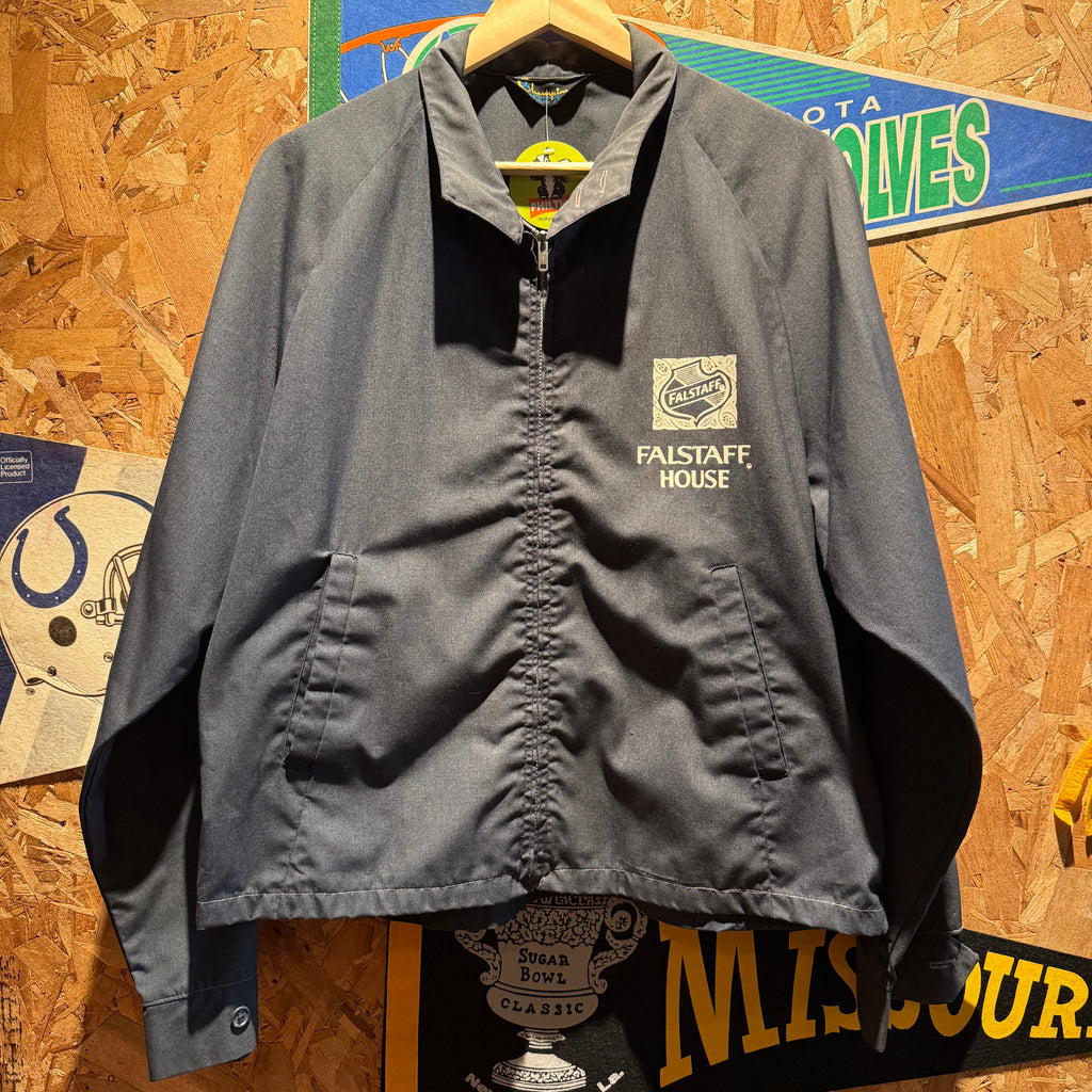 Vintage 1960s Champion Falstaff House Bomber Jacket: L