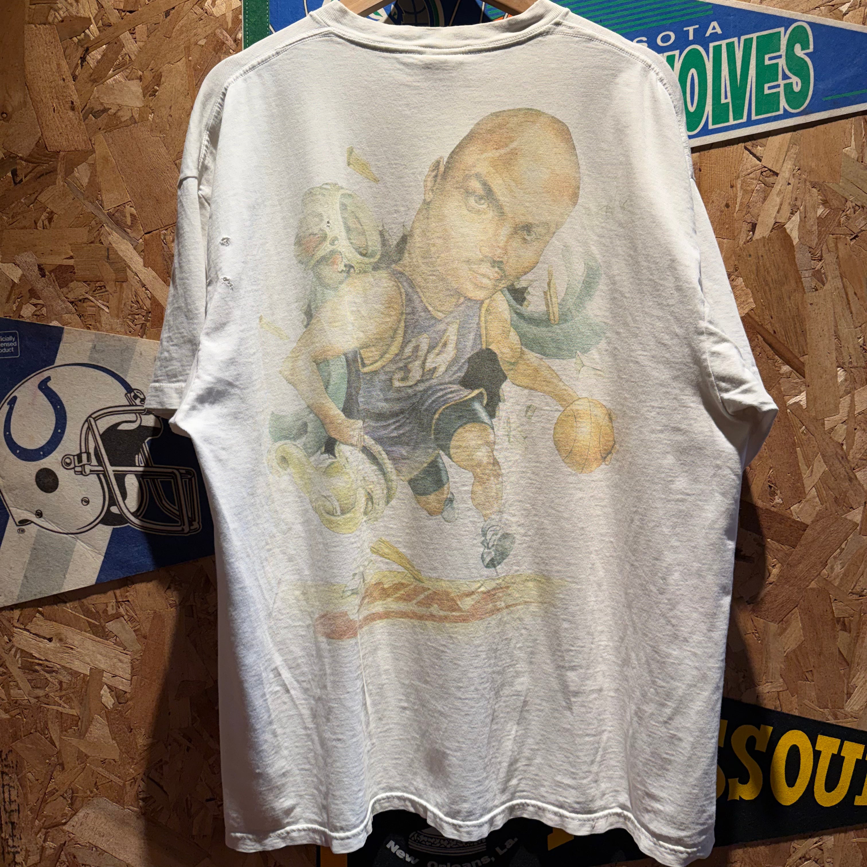 Vintage NBA Sir Charles Barkley Gray Tag Nike T-Shirt: XL