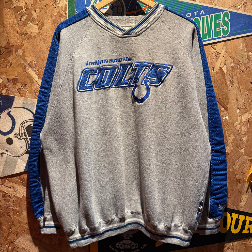 Vintage Lee Sport NFL Indianapolis Colts Crewneck Jersey Sweater: XL