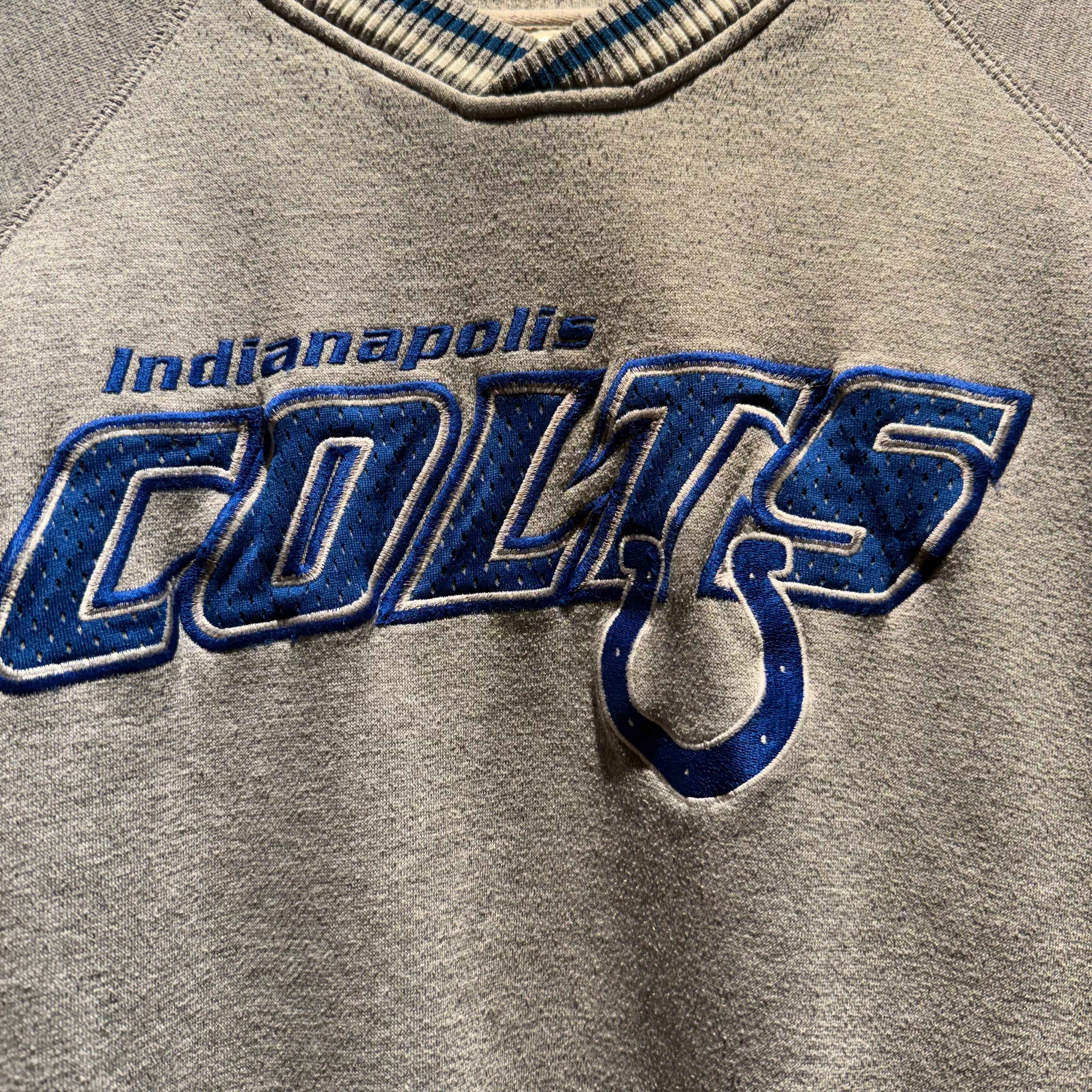 Vintage Lee Sport NFL Indianapolis Colts Crewneck Jersey Sweater: XL