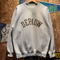 Vintage DePauw University Gear Crewneck Sweater: L