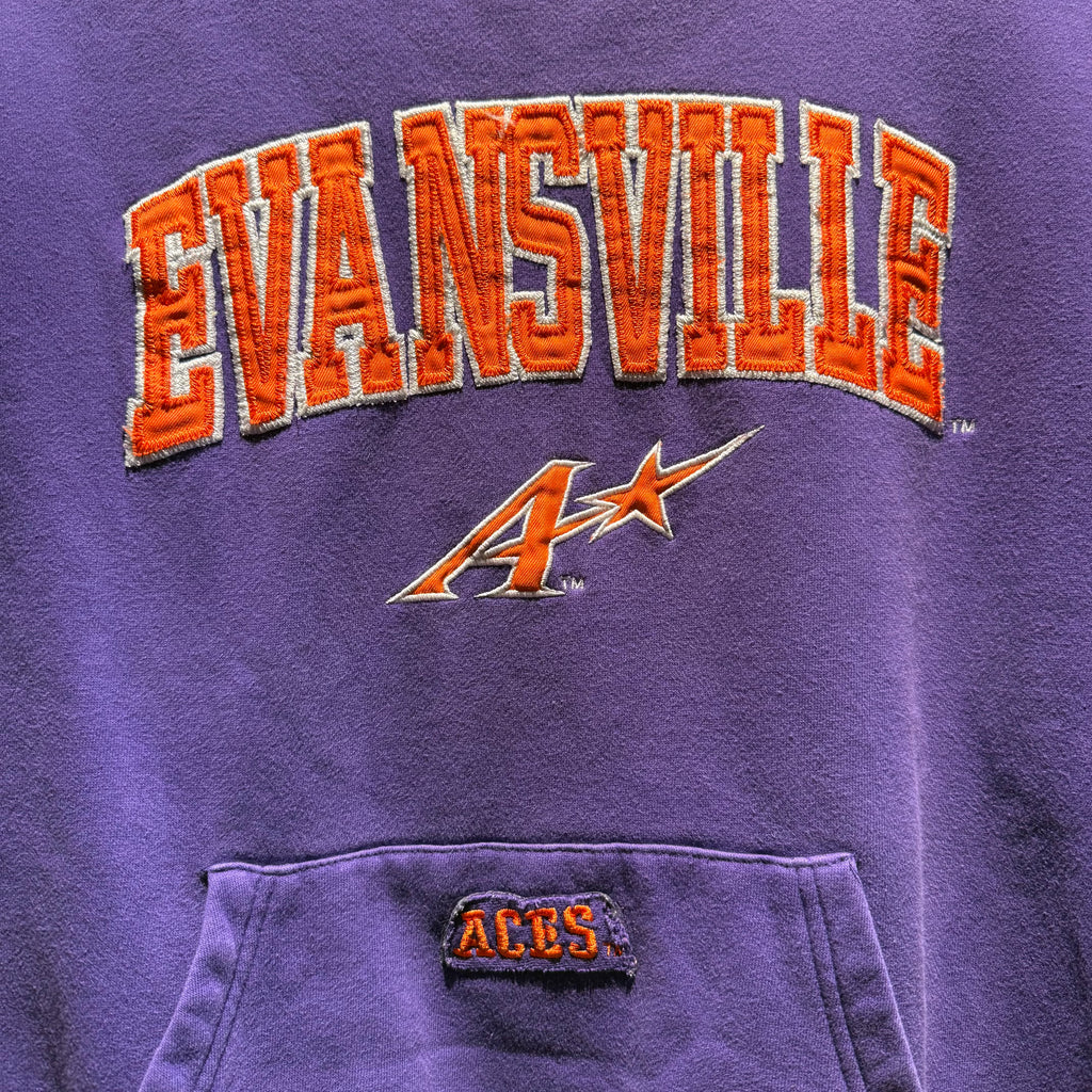 Vintage University of Evansville Purple Aces Sweatshirt: S