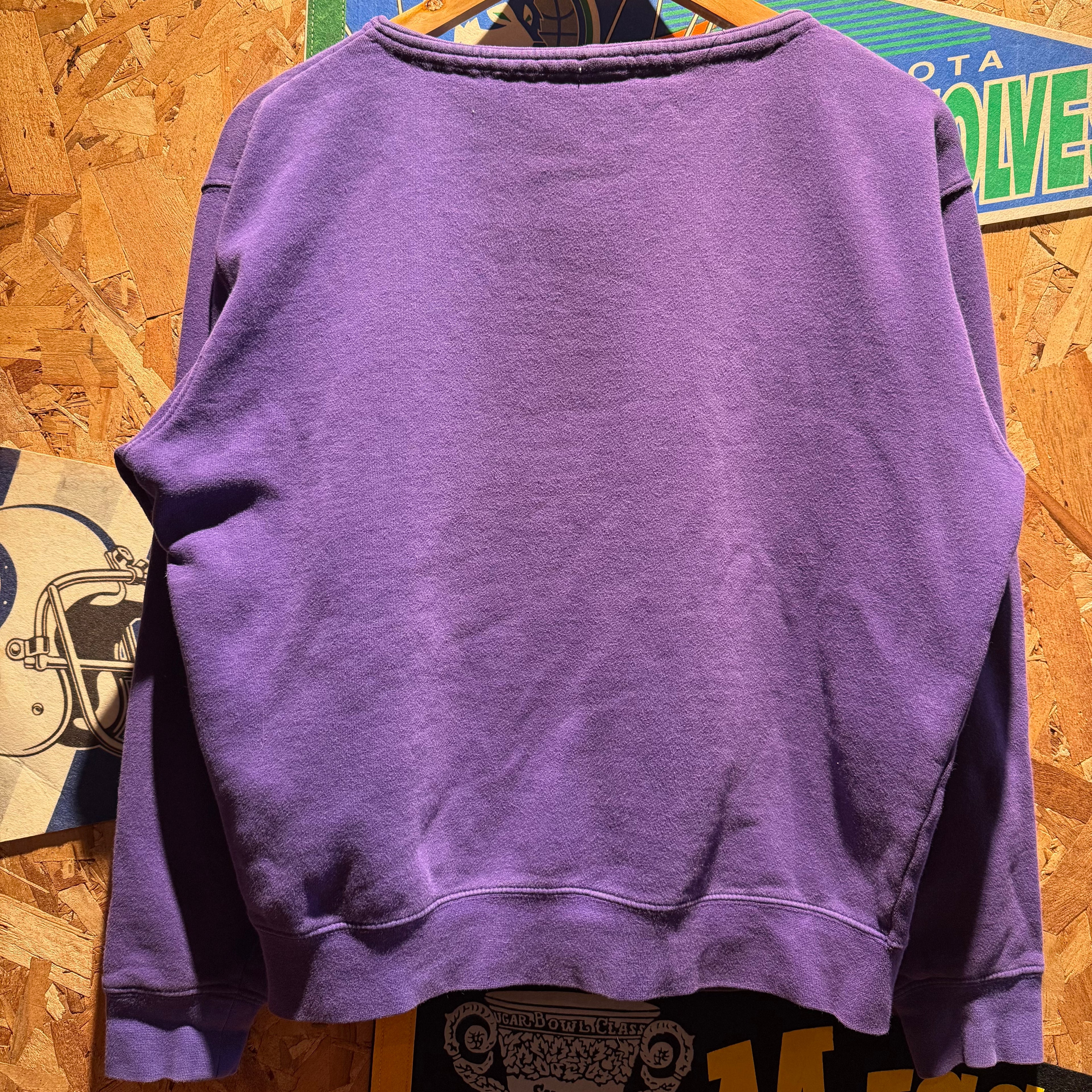Vintage University of Evansville Purple Aces Sweatshirt: S