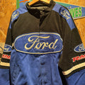 Vintage NASCAR Ford Racing Champions Jersey Jacket: L