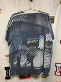 Vintage Reebok Sport Shaq Blacktop Basketball All Over Print Shirt Large