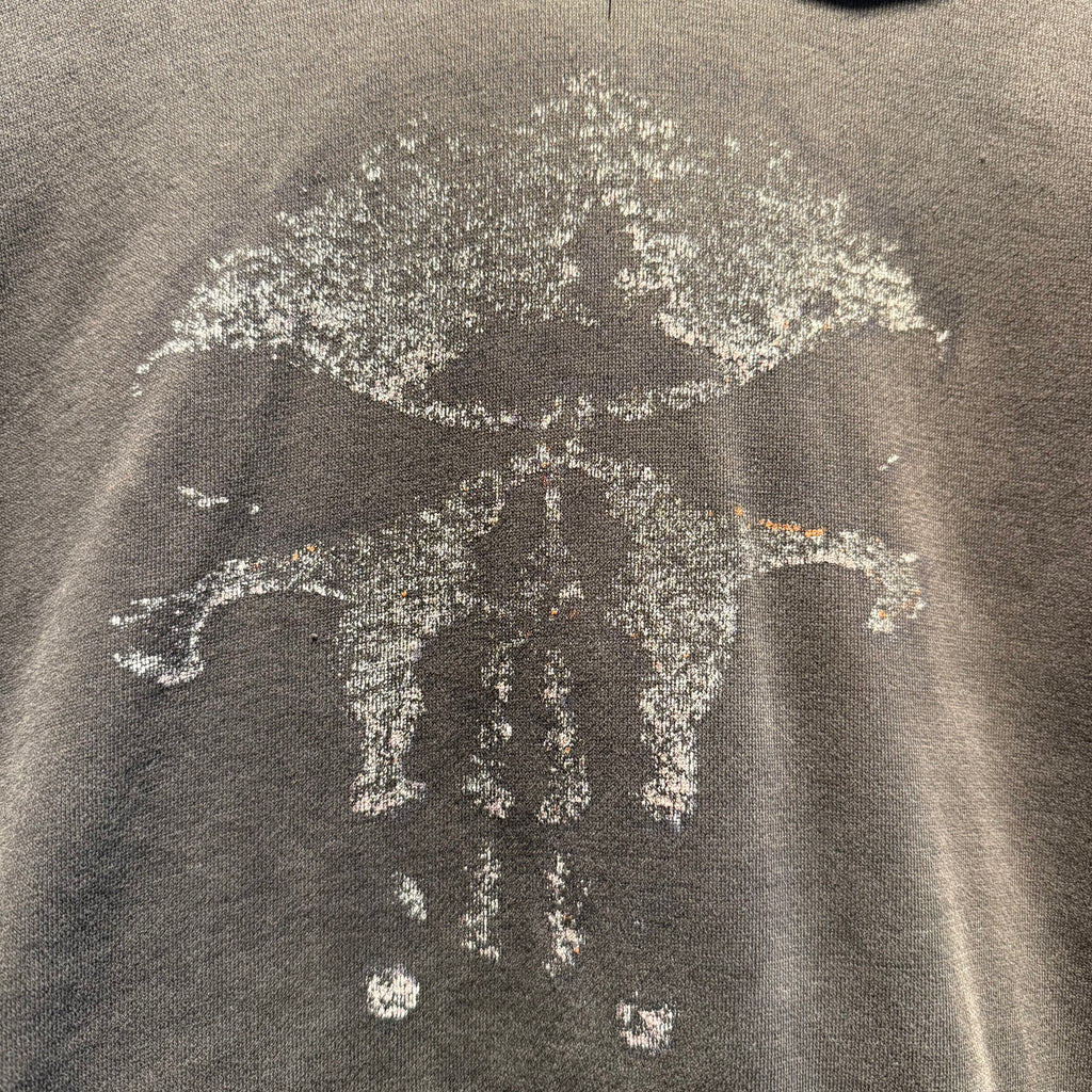Vintage Marvel Punisher Black Hoodie: L