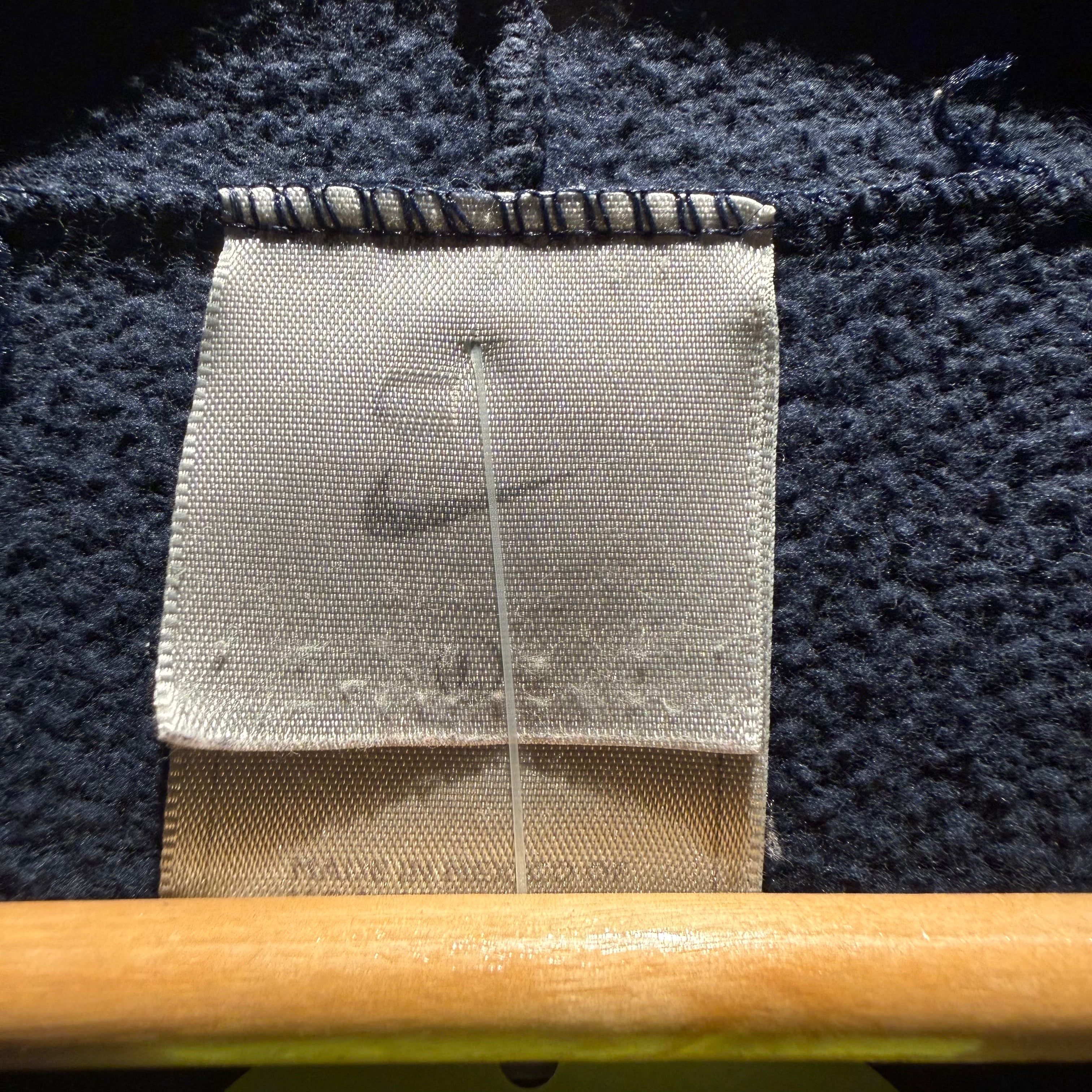 Vintage Nike Deep Indigo Black Hoodie: L