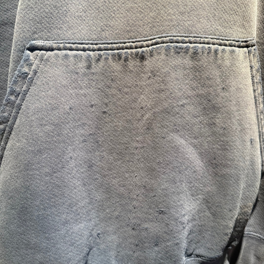 Vintage Nike Y2K Faded Navy Blue Center Swoosh Sweatshirt Hoodie: Large