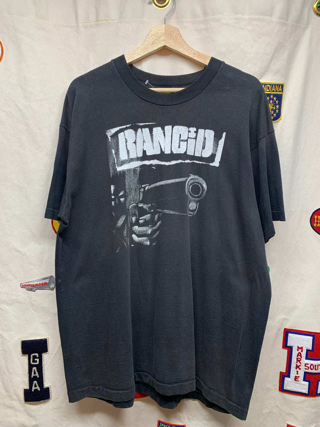 Vintage Rancid Metal Rock Band Tour Shirt Fruit of The Loom XL