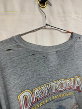 Load image into Gallery viewer, Vintage Harley Davidson Barbed Wire Long Sleeve Daytona Beach Florida XXL Thrashed
