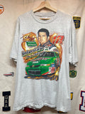 Vintage Nascar Chase Authentic's Bobby Labonte Interstate Batteries Grey T-Shirt: XL
