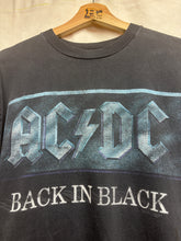 Load image into Gallery viewer, Vintage ACDC Back In Black 1996 Chrome Faded T-Shirt: Medium
