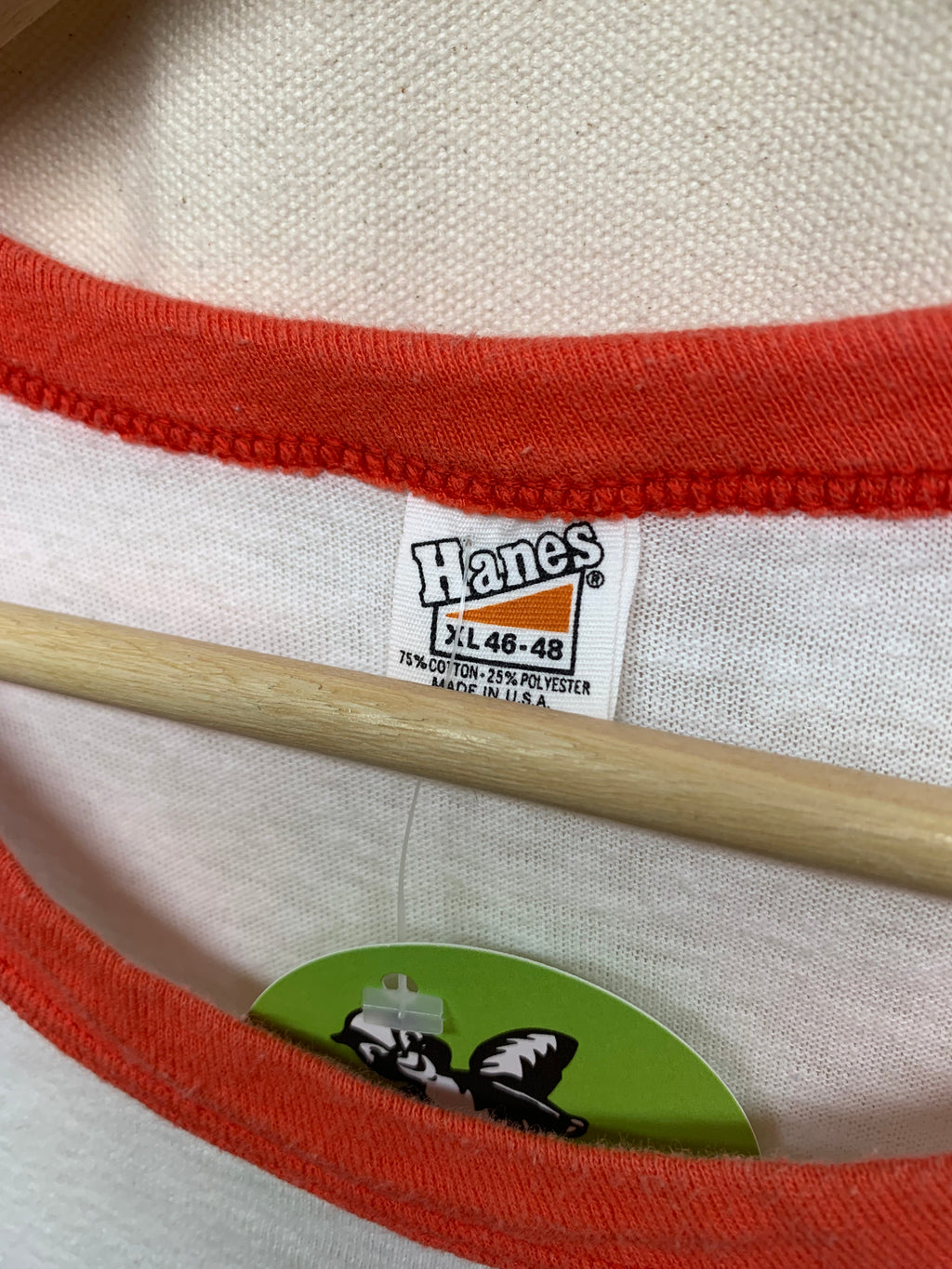 Vintage Dew It Hanes Mountain Dew Soft Drink Soda Promo Ringer T-Shirt: XL