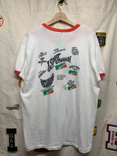 Load image into Gallery viewer, Vintage Dew It Hanes Mountain Dew Soft Drink Soda Promo Ringer T-Shirt: XL
