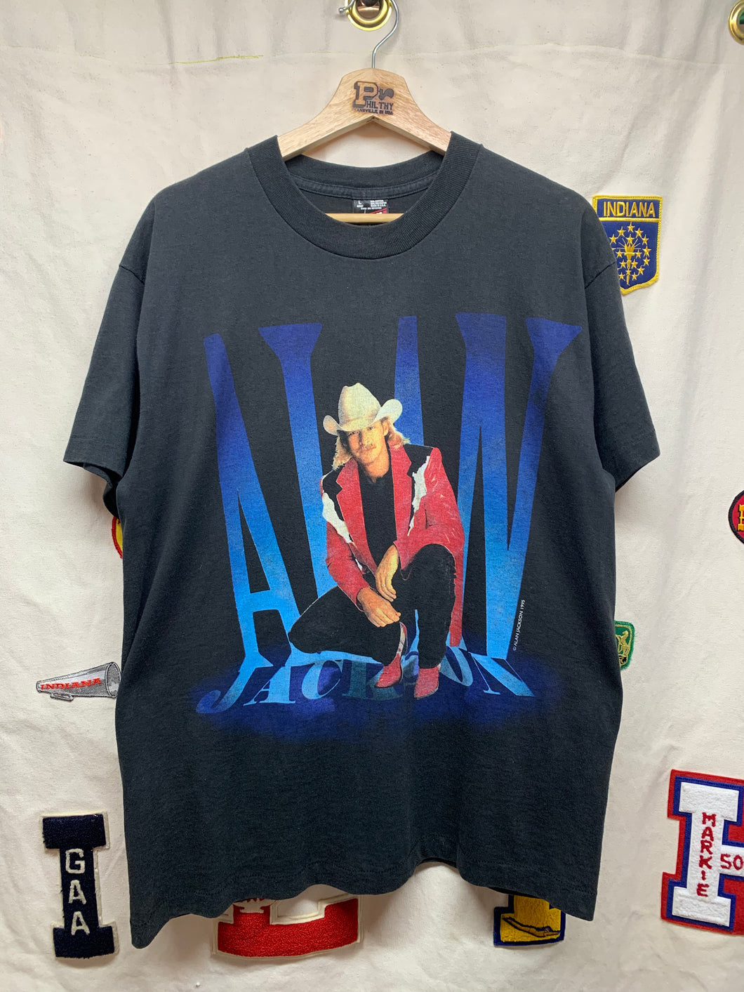 Vintage 1995 Alan Jackson Country Music Tour T-Shirt: Large