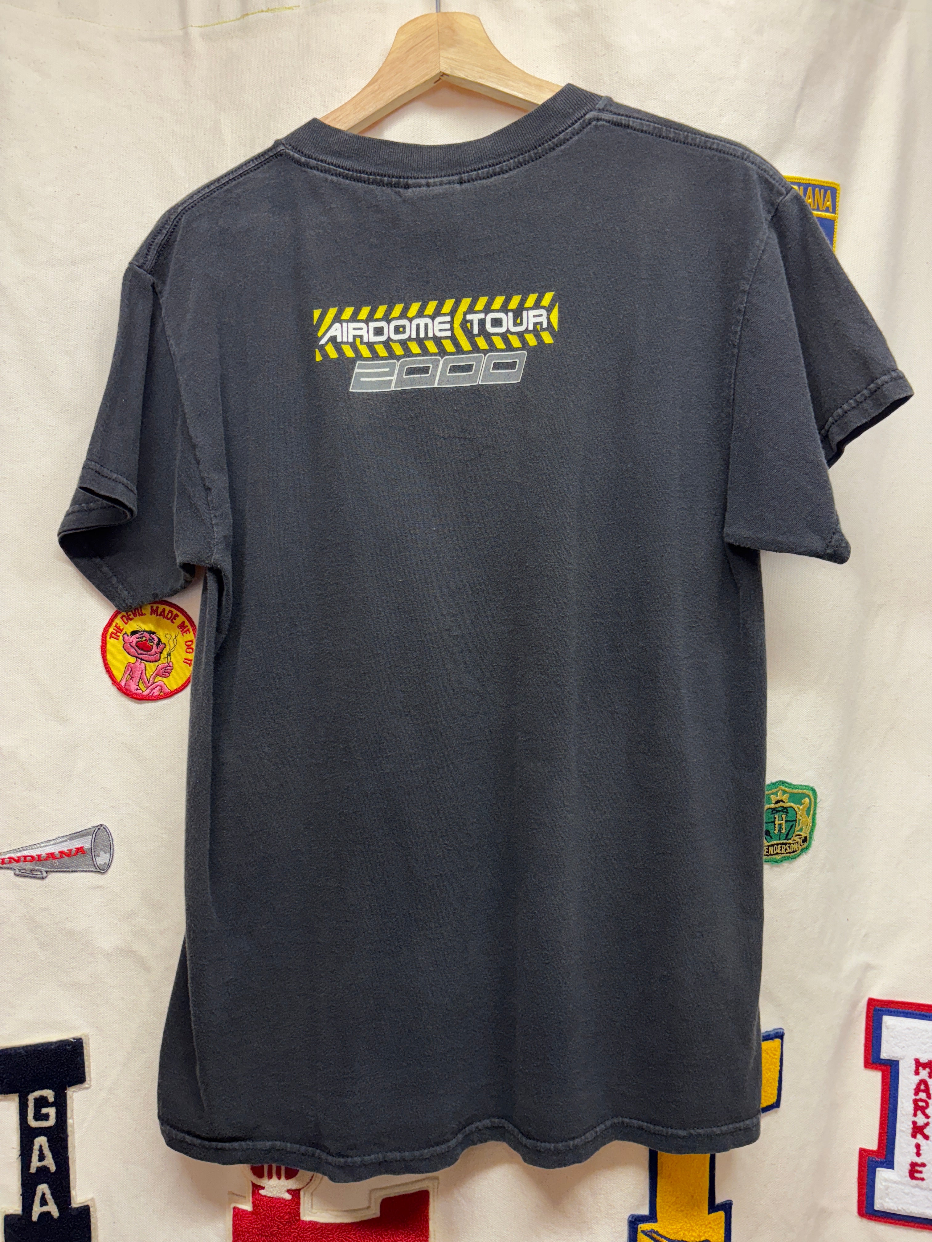 Vintage Newsboys Airdome Concert Tour 2000 Black T-Shirt: Medium