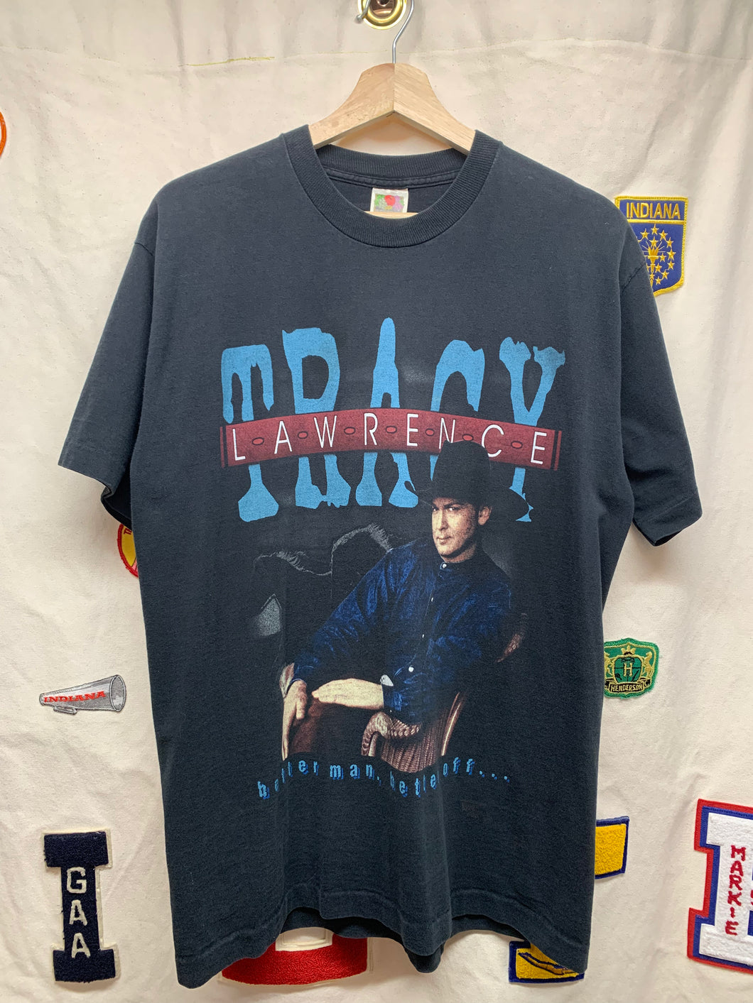 Vintage 1997 Tracy Lawrence Country Music Tour T-Shirt: Large
