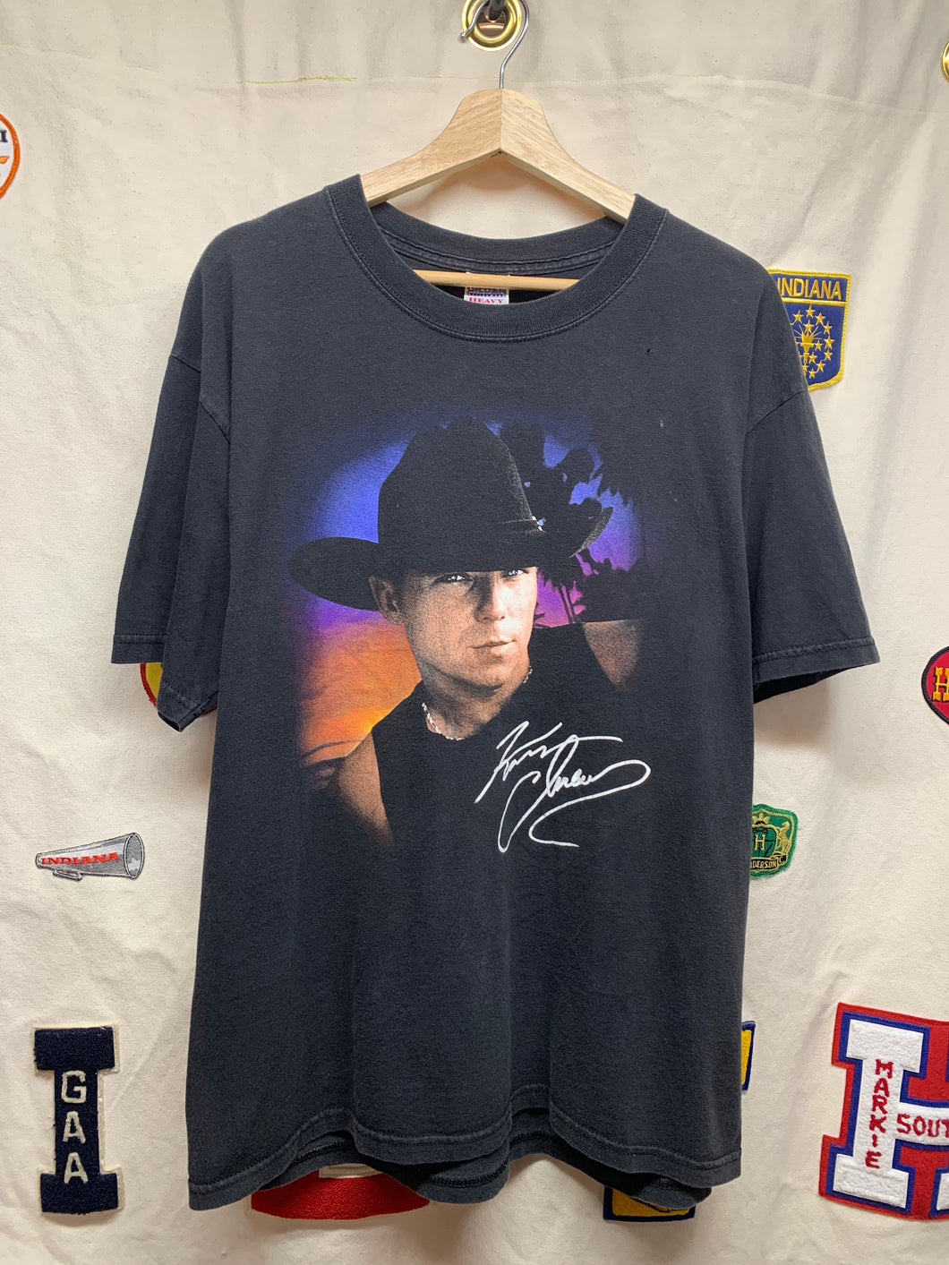 Vintage Kenny Chesney Margaritas & Senioritas Tour Music T-Shirt Large