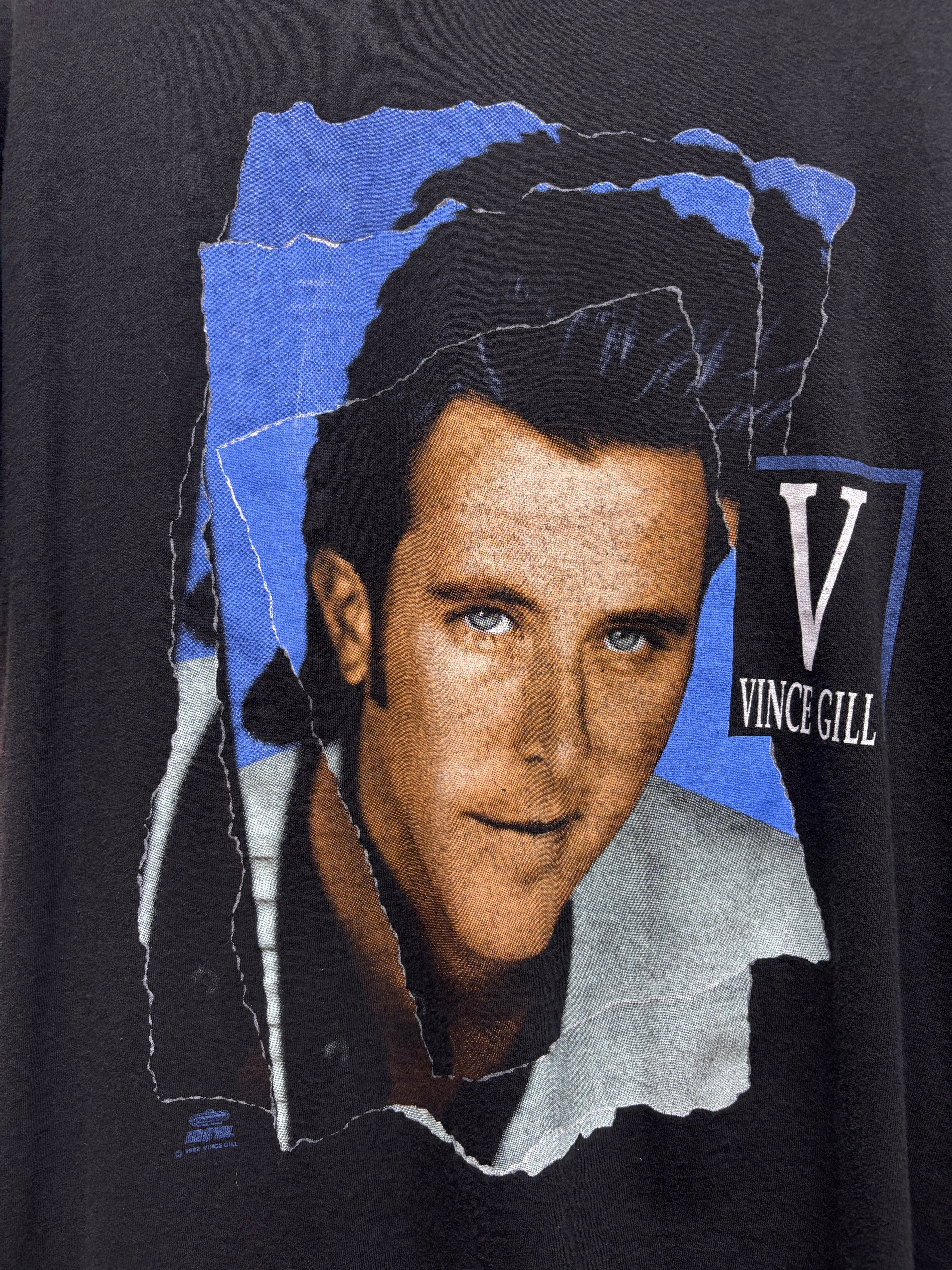 Vintage Vince Gill 1992 I Still Believe In You Winterland Concert Tour T-Shirt: Large