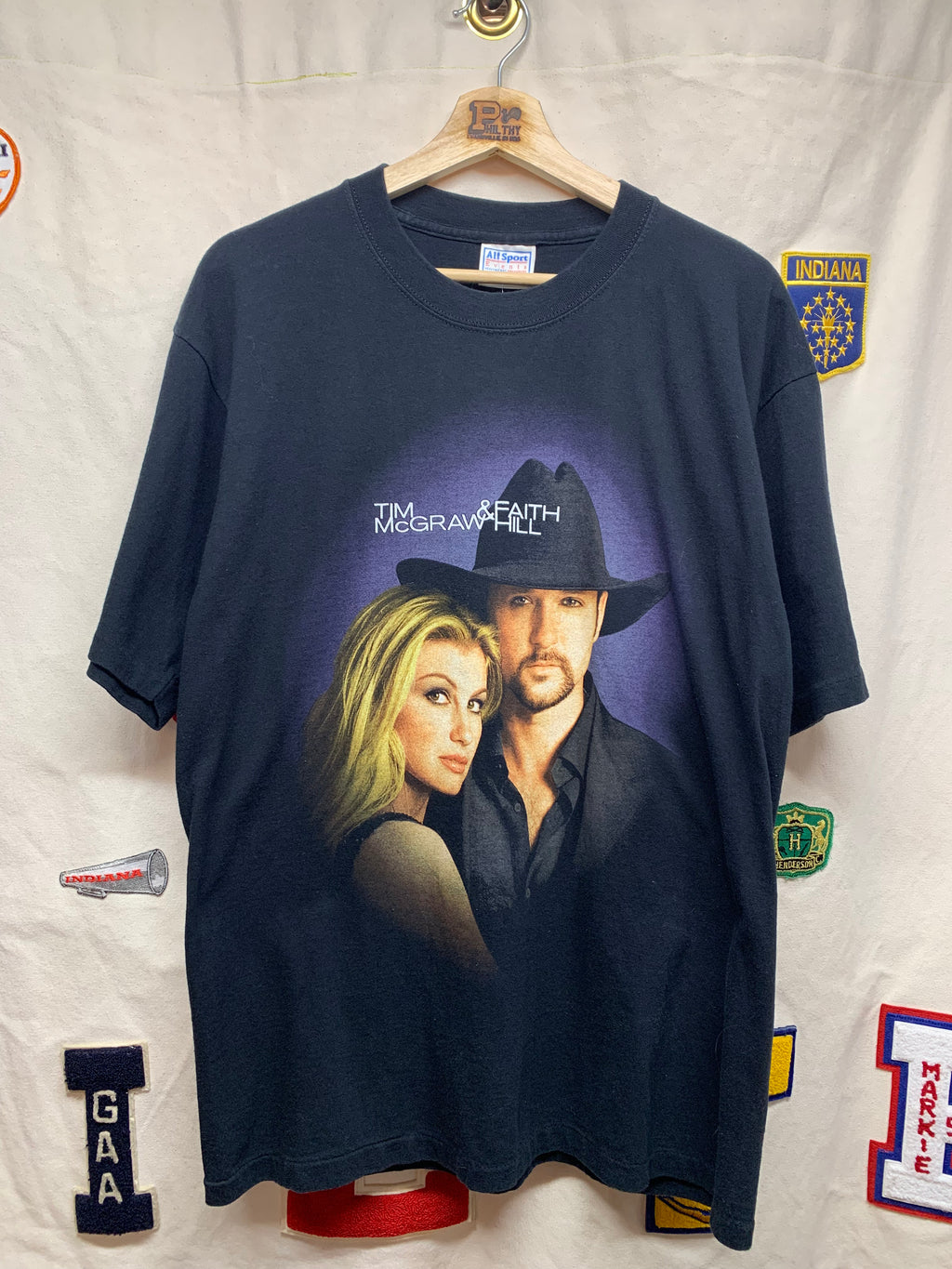 Vintage 2000 Soul 2 Soul Tim Mcgraw & Faith Hill Music Tour T-Shirt: Large