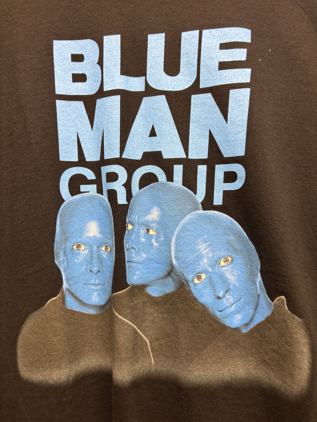 Vintage Blue Man Group Band Concert Tour 2007 Black T-Shirt: Large