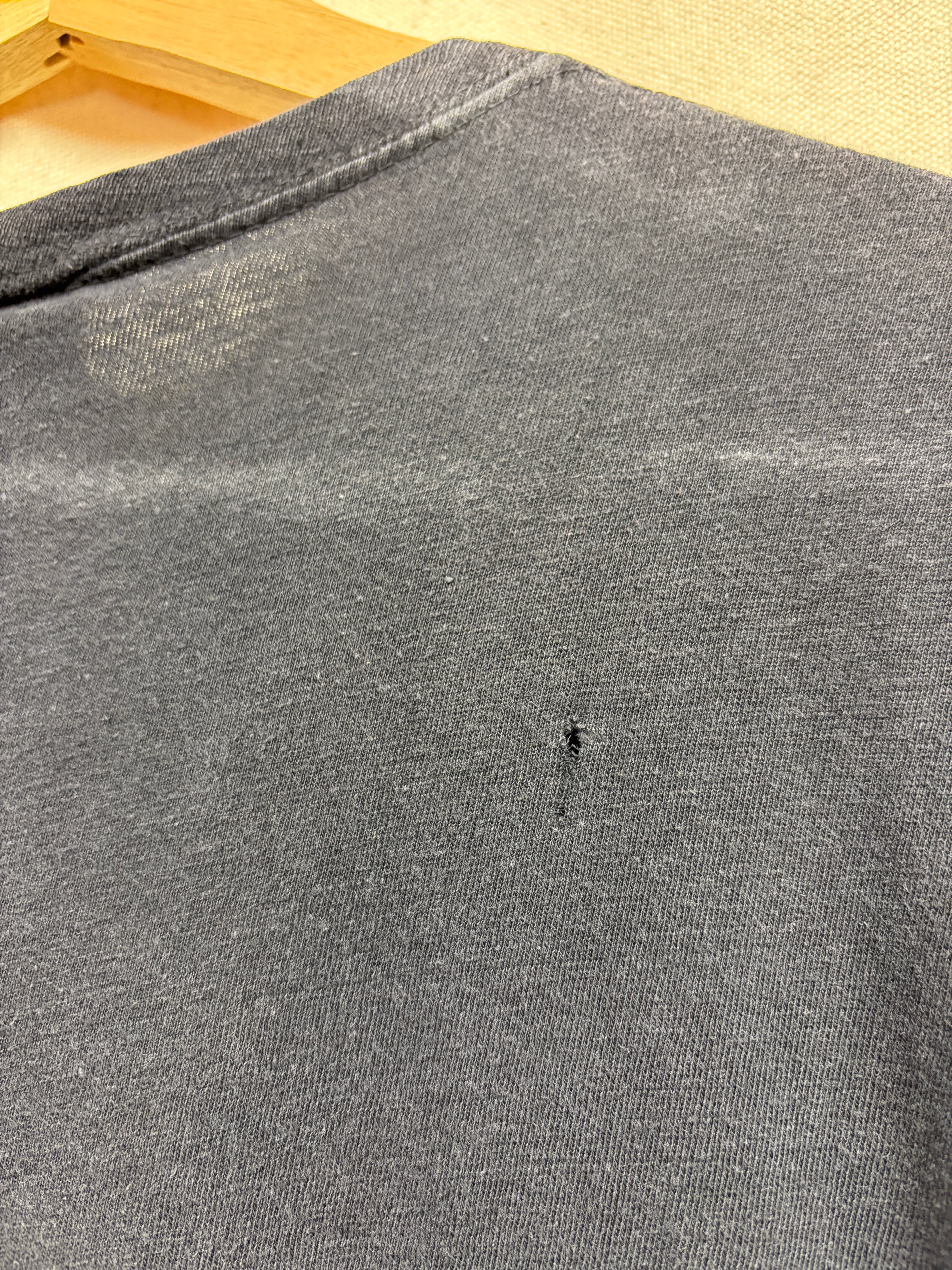 Vintage Komatsu Excavator Tougher Than Dirt Black 80's Champion Blue Bar T-Shirt: Large