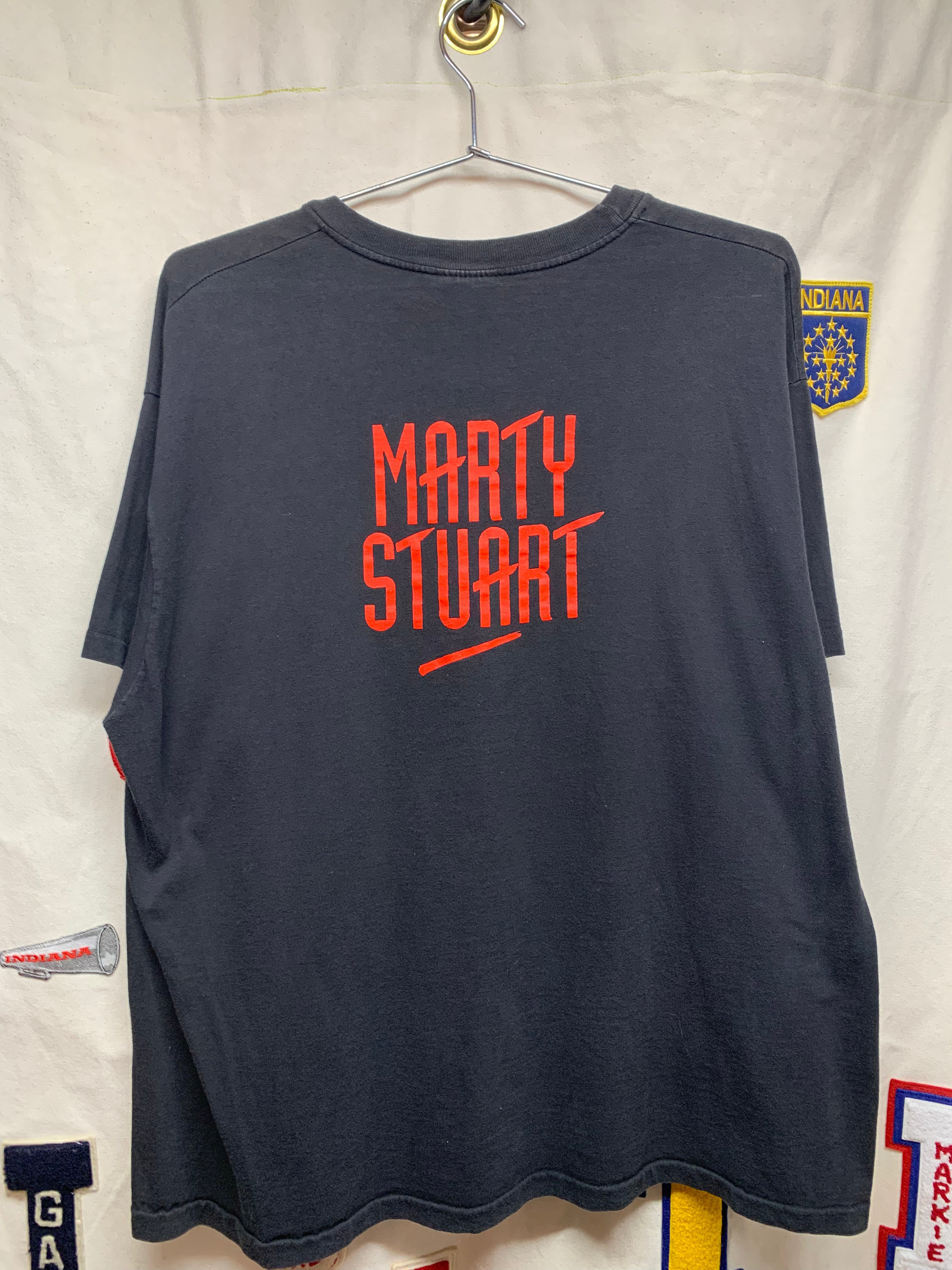 Vintage 1992 Marty Stuart Winterland Music Tour T-Shirt: XL