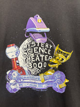 Load image into Gallery viewer, Vintage Mystery Science Theatre 3000 TV Show Promo Black T-Shirt: Large

