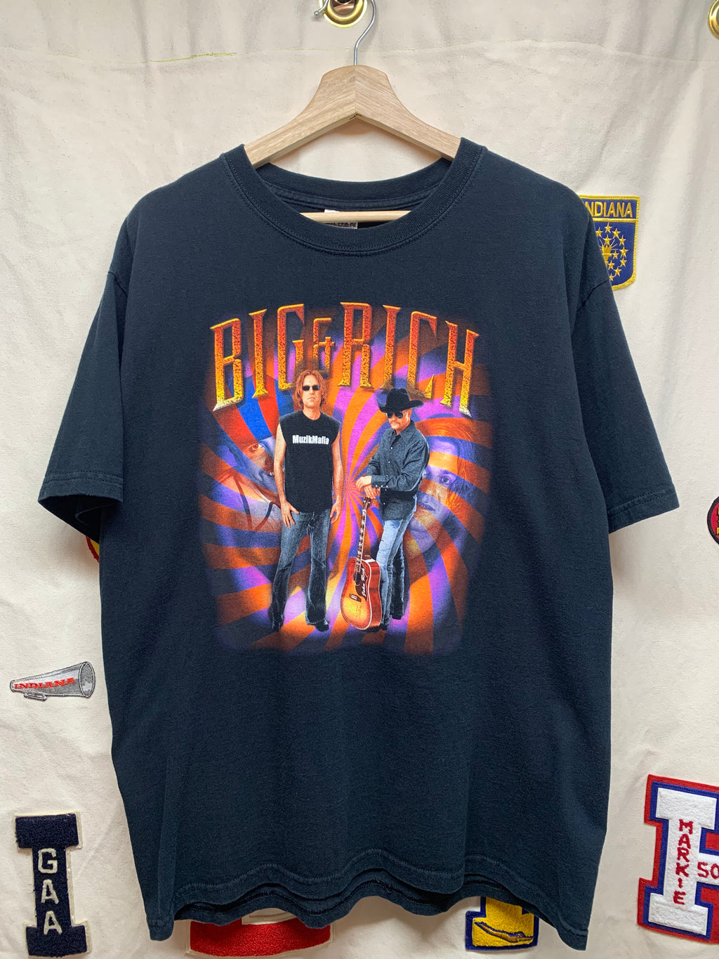 Vintage Big & Rich Country Music Tour T-Shirt: Large