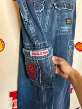 Load image into Gallery viewer, Vintage JNCO Jeans Baggy Blue Skate Cargo Pants Y2K: 34x32
