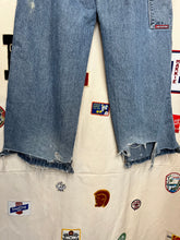 Load image into Gallery viewer, Vintage JNCO Jeans Baggy Blue Carpenter Denim Distressed Y2K: 34x32
