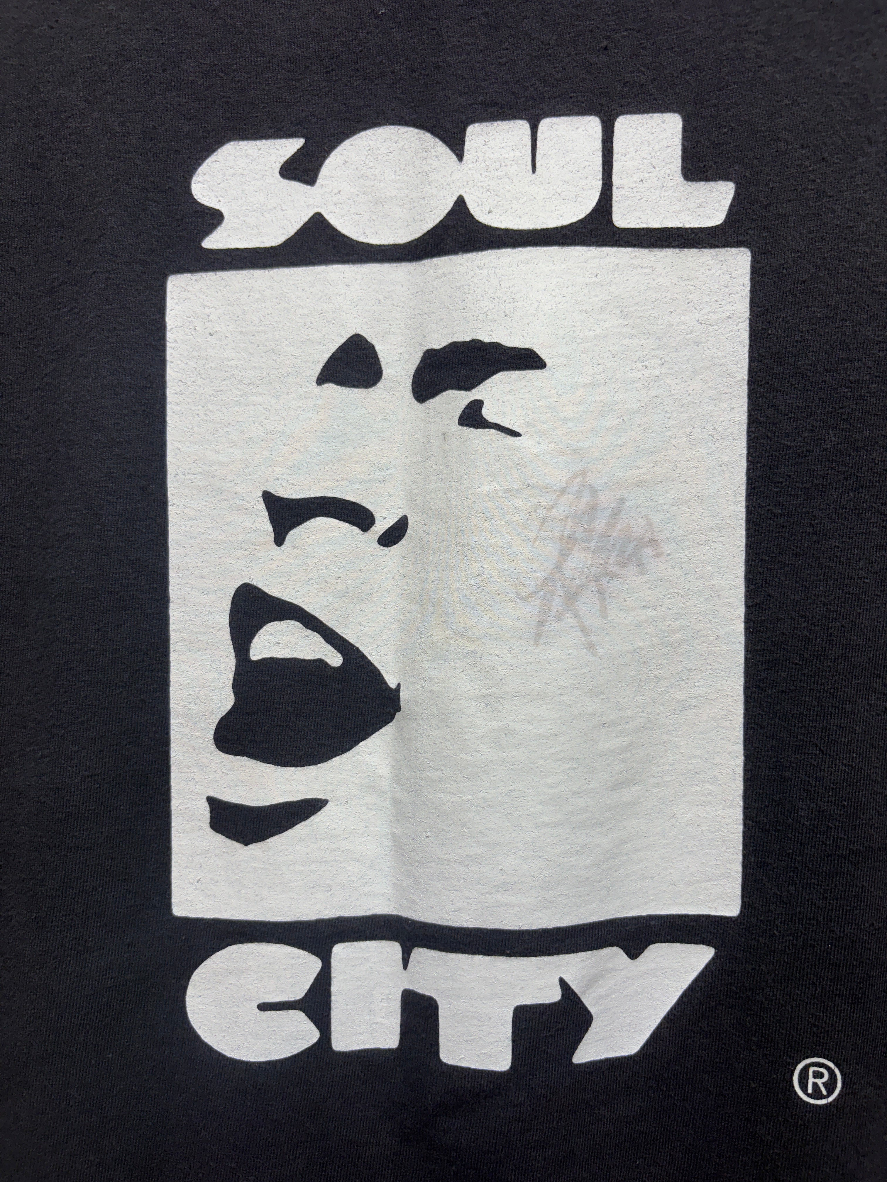 Vintage Johnny Rivers Secret Agent Man Soul City Records Black T-Shirt: Large