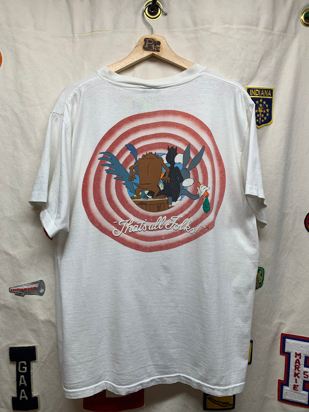 Vintage Looney Tunes Warner Bros Cartoons Changes T-Shirt: Large