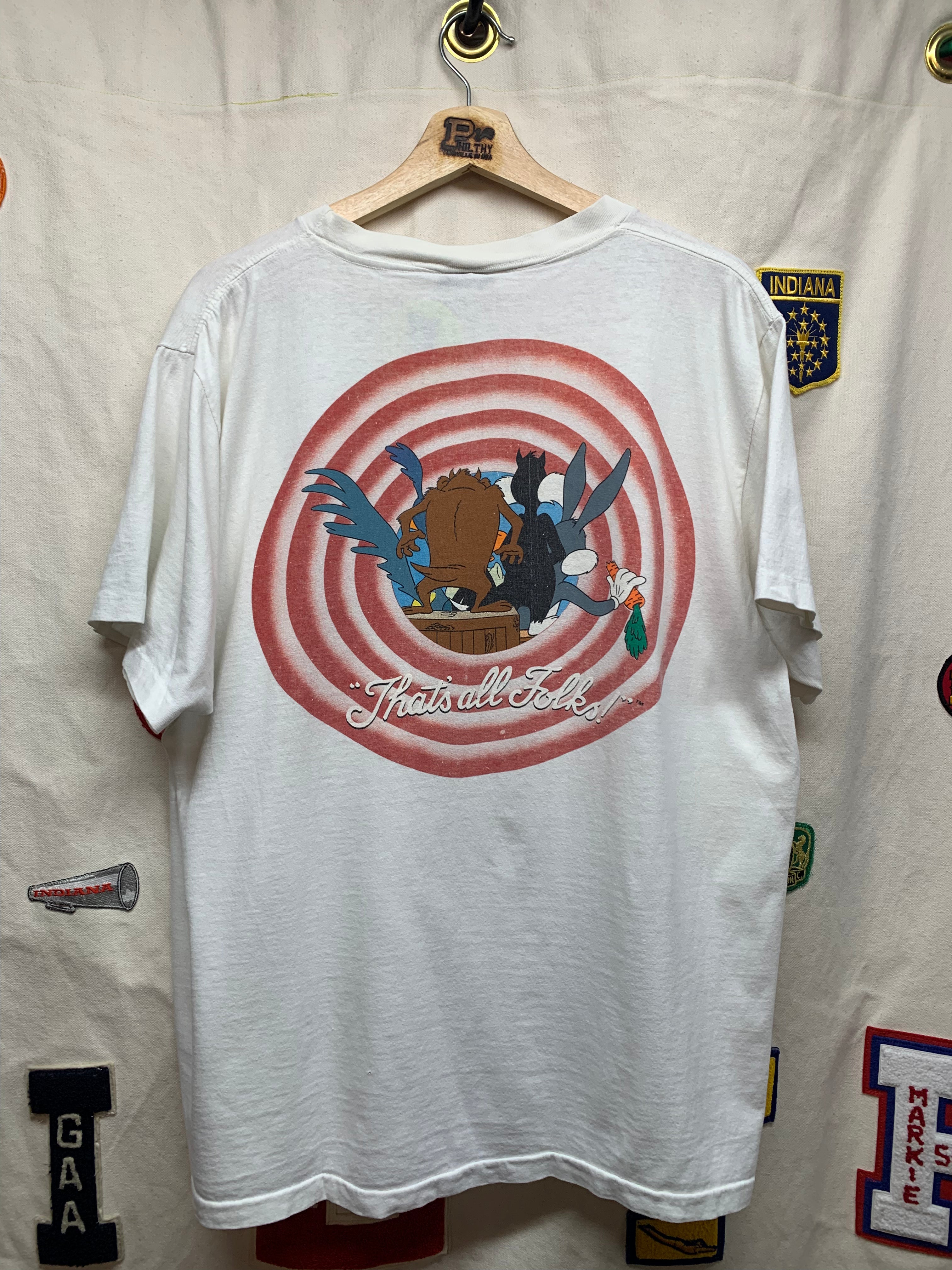 Vintage Looney Tunes Warner Bros Cartoons Changes T-Shirt: Large