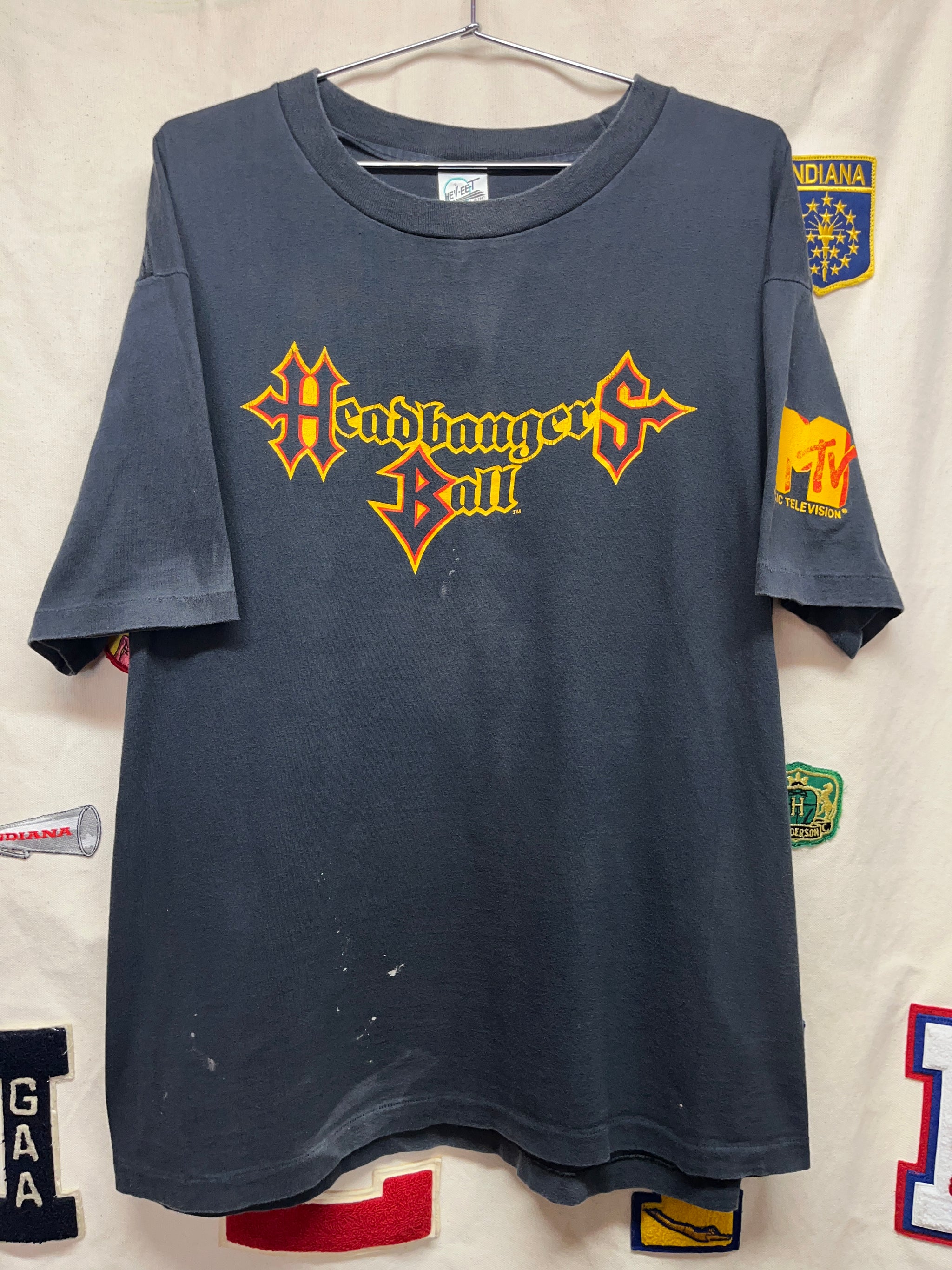 Vintage 1987 MTV Headbangers Ball T-Shirt: XL – Philthy Vintage 